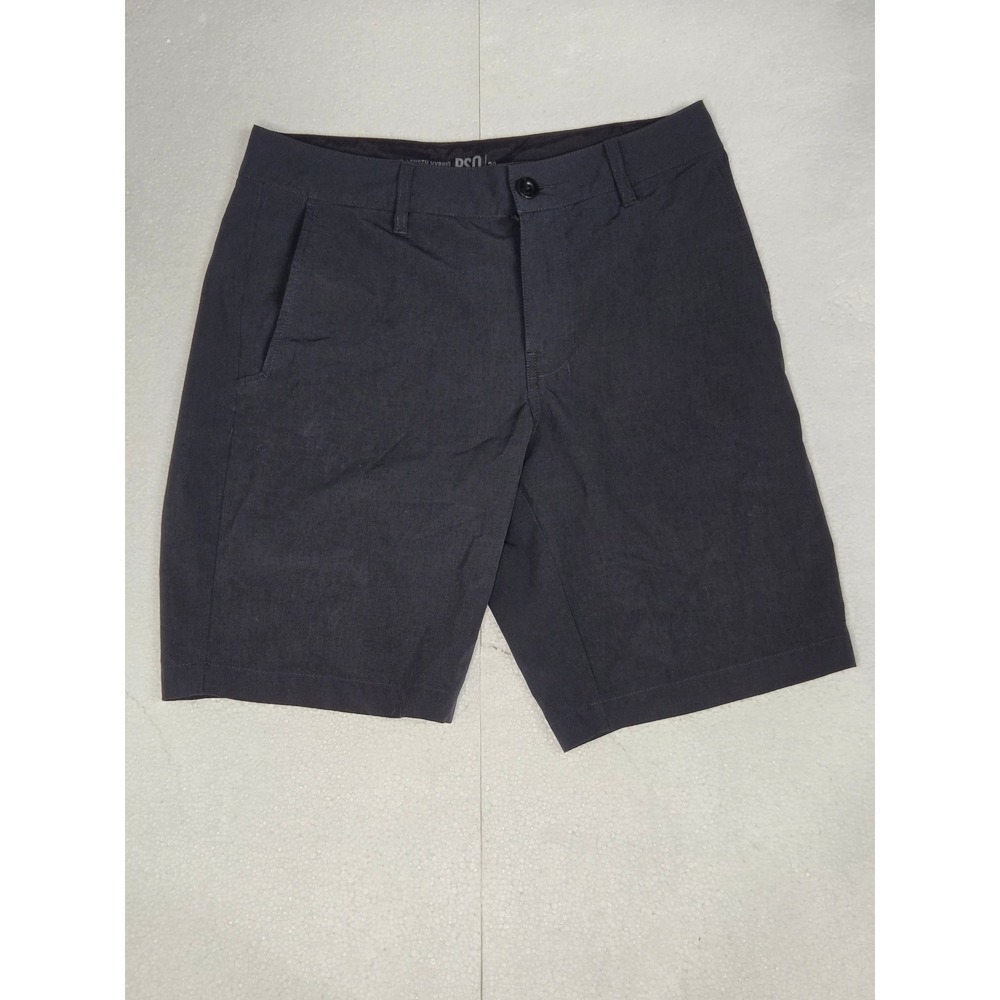 RSQ Hybrid‎ Shorts Men's 29 Black Mid-Length Above Knee Casual Boardshorts